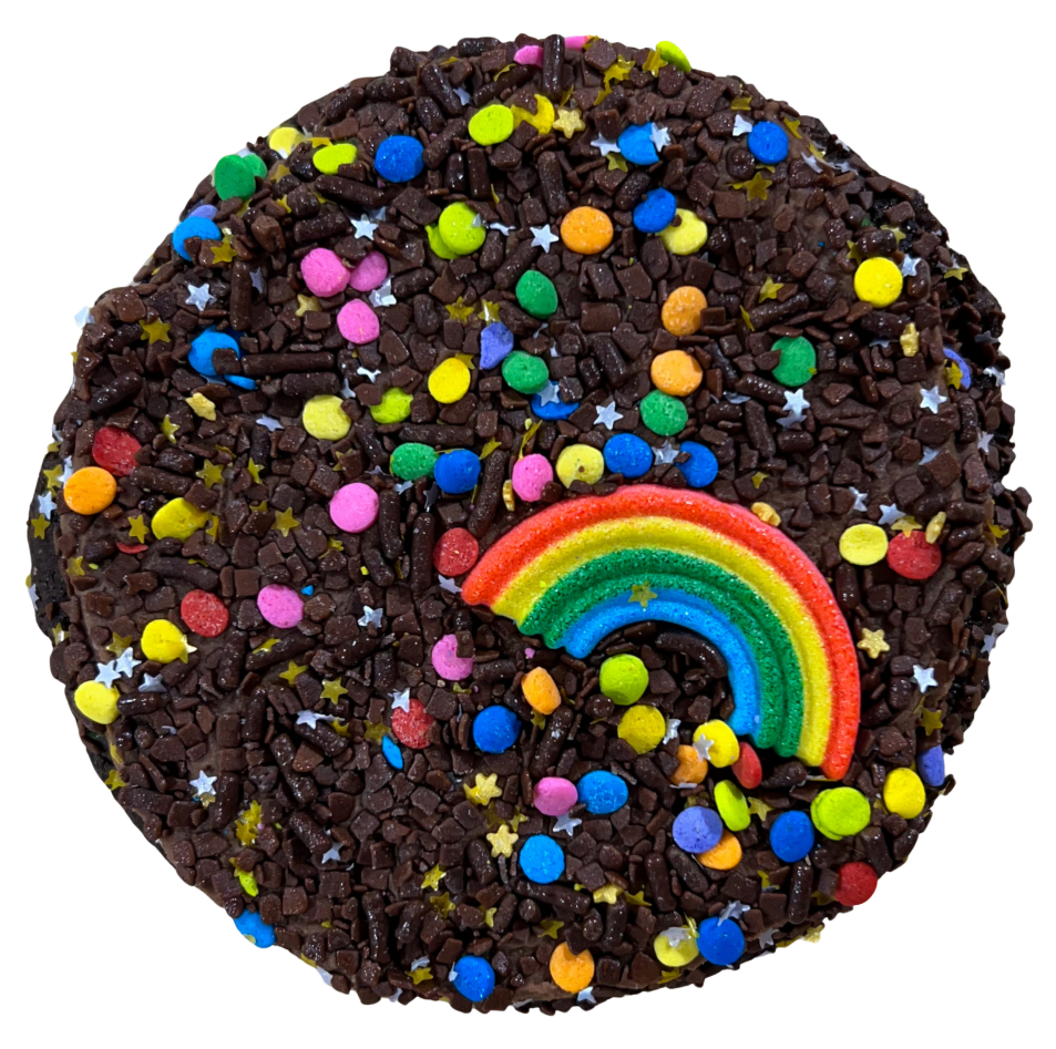 rainbow brownie